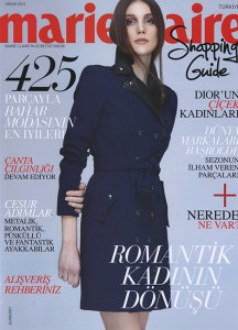 BEATA PALUSZKIEWICZ IS COVER GIRL FOR TURKISH MARIE CLAIRE