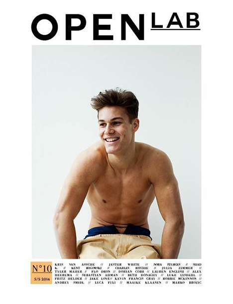TYLER MAHER FOR THE COVER ISSUE OF OPEN LAB MAGAZINE
