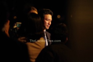 Hwang Jung-min surrounded by reporters. All Rights Reserved: The London Tree