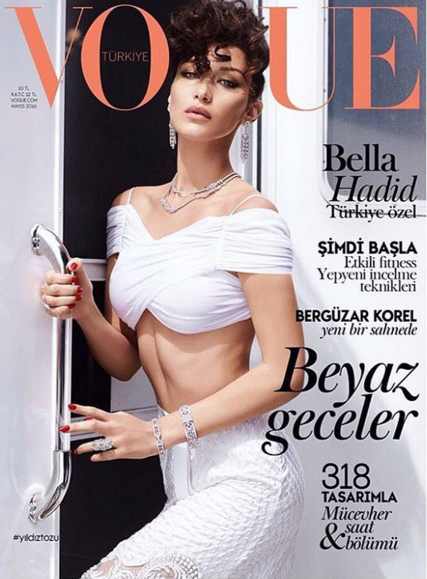 Vogue Turkiye: Bella Hadid Shoots First Ever Cover And Pictorial