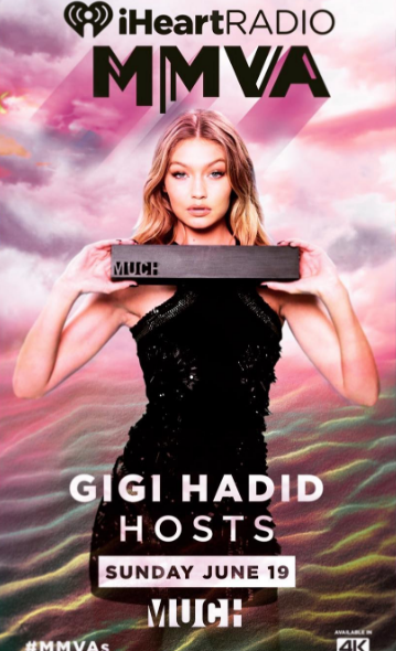 Gigi Hadid To Host Much Music Video Awards 2016