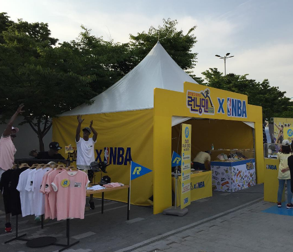 Running Man X NBA Booth In Seoul Jazz Festival 2016