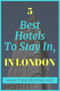 Top Five 5 Star Hotels In London