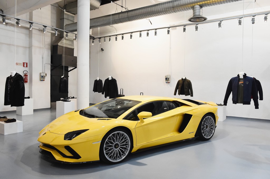 Collezione Automobili Lamborghini at Milan Fashion Week 2018