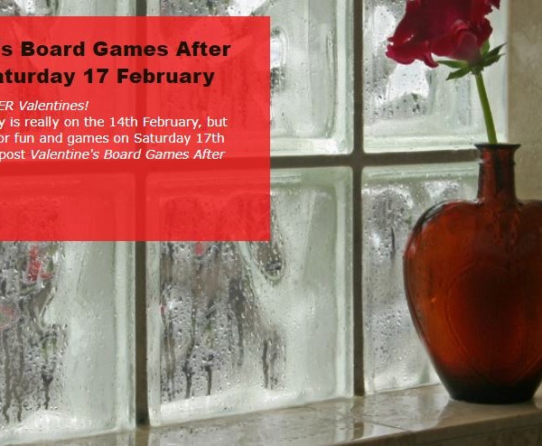 VALENTINES BOARD GAMES AFTER PARTY IN LONDON