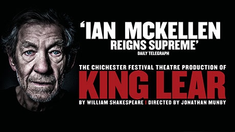 KING LEAR Stars Sir Ian McKellen In The Title Role Playing In London's West End