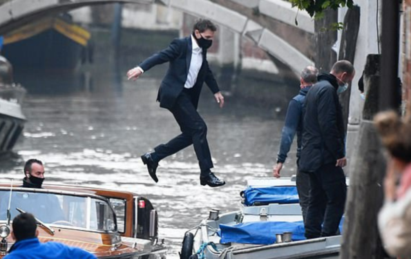 Tom Cruise Seen Jumping Over Boats In Venice, Does His Own Stunts For Mission Impossible 7