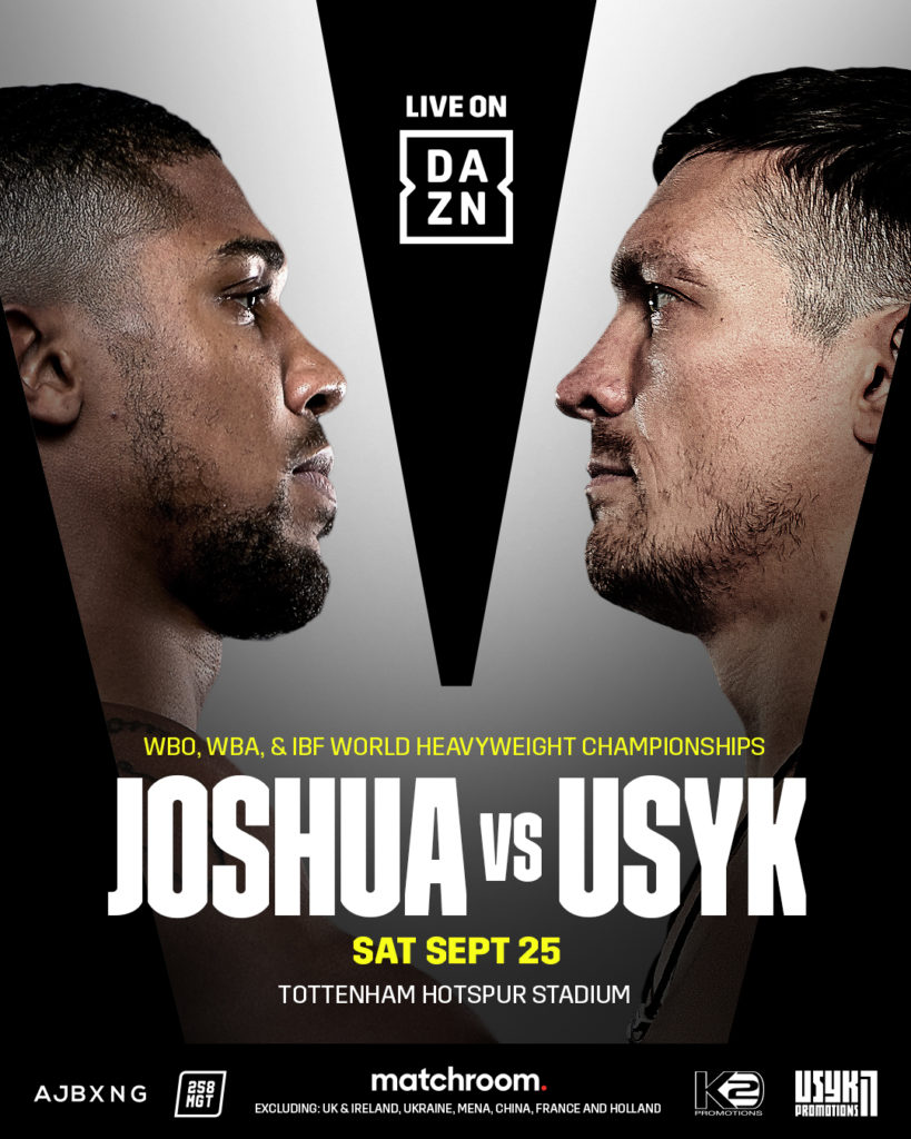 Joshua vs Usyk, Where & How To Watch It Around The World