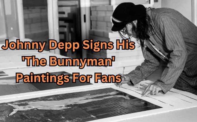 Johnny Depp Signs His